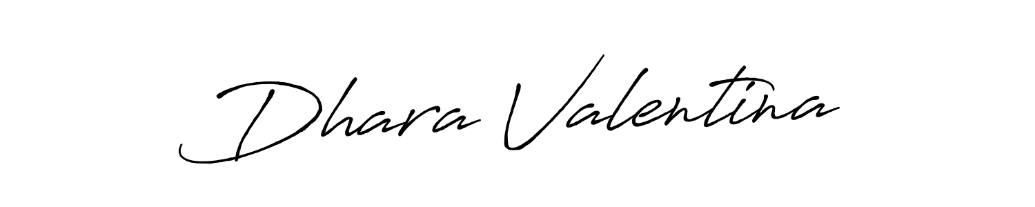 Use a signature maker to create a handwritten signature online. With this signature software, you can design (Antro_Vectra_Bolder) your own signature for name Dhara Valentina. Dhara Valentina signature style 7 images and pictures png
