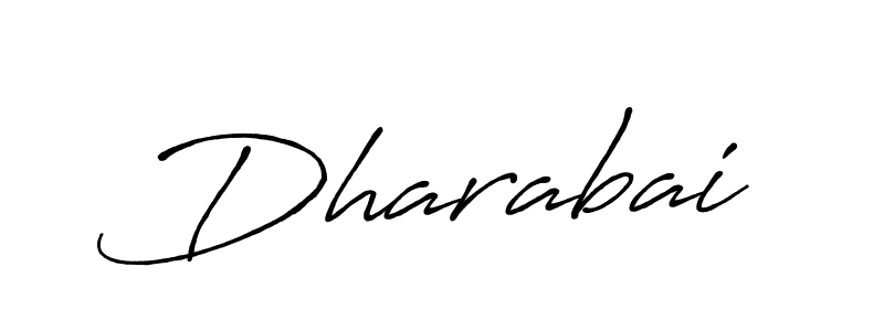 Dharabai stylish signature style. Best Handwritten Sign (Antro_Vectra_Bolder) for my name. Handwritten Signature Collection Ideas for my name Dharabai. Dharabai signature style 7 images and pictures png