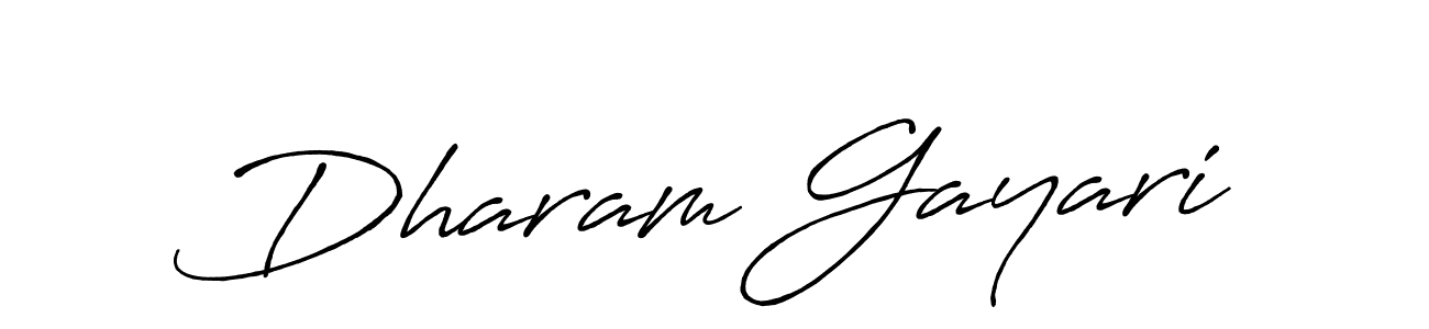 if you are searching for the best signature style for your name Dharam Gayari. so please give up your signature search. here we have designed multiple signature styles  using Antro_Vectra_Bolder. Dharam Gayari signature style 7 images and pictures png
