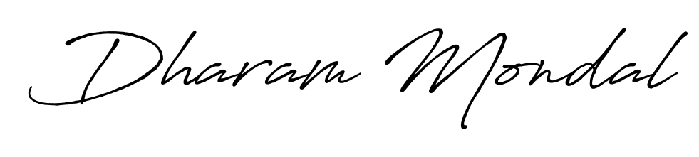 Achieve flawless digital penmanship with Dharam Mondal name in Antro_Vectra_Bolder font. The perfect tool for creating online signatures. Dharam Mondal signature style 7 images and pictures png