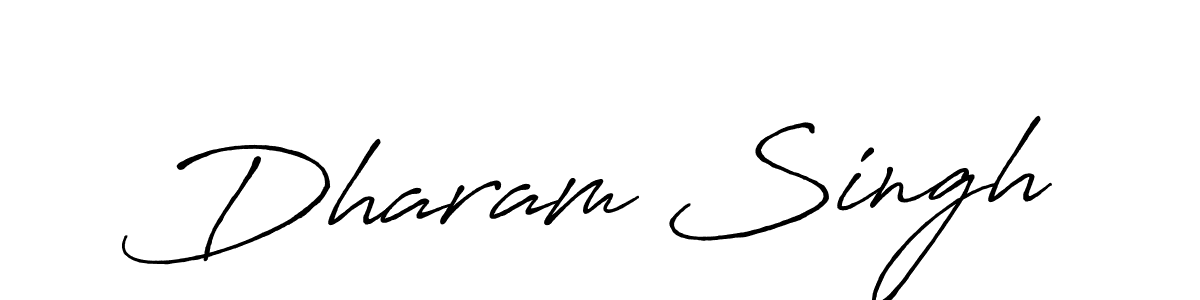 How to make Dharam Singh name signature. Use Antro_Vectra_Bolder style for creating short signs online. This is the latest handwritten sign. Dharam Singh signature style 7 images and pictures png