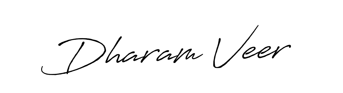 How to make Dharam Veer signature? Antro_Vectra_Bolder is a professional autograph style. Create handwritten signature for Dharam Veer name. Dharam Veer signature style 7 images and pictures png