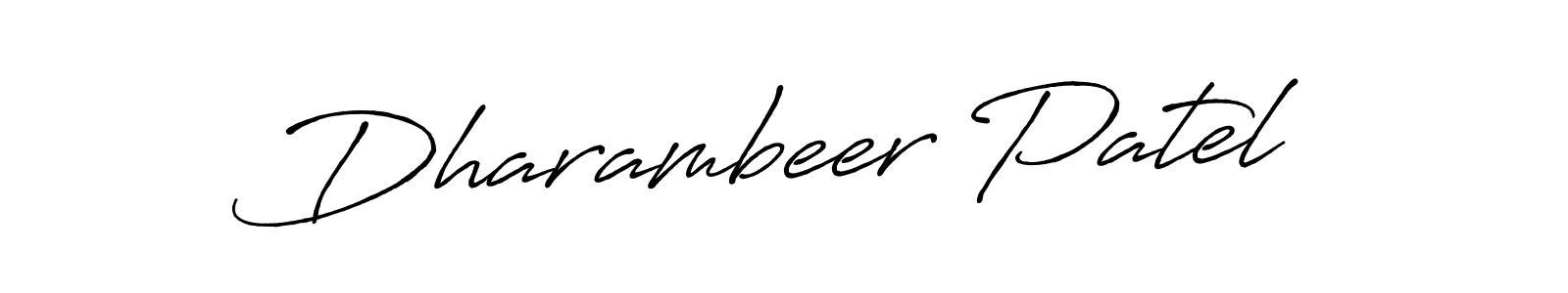 Once you've used our free online signature maker to create your best signature Antro_Vectra_Bolder style, it's time to enjoy all of the benefits that Dharambeer Patel name signing documents. Dharambeer Patel signature style 7 images and pictures png