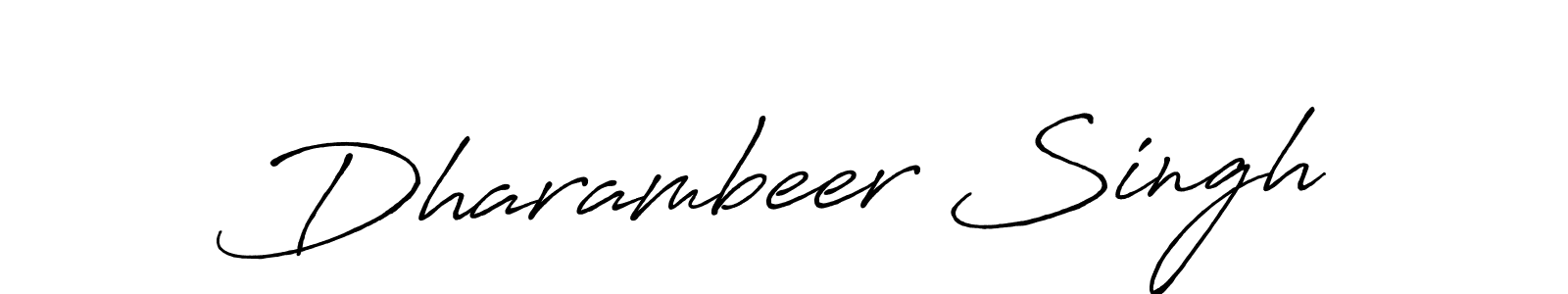 How to Draw Dharambeer Singh signature style? Antro_Vectra_Bolder is a latest design signature styles for name Dharambeer Singh. Dharambeer Singh signature style 7 images and pictures png