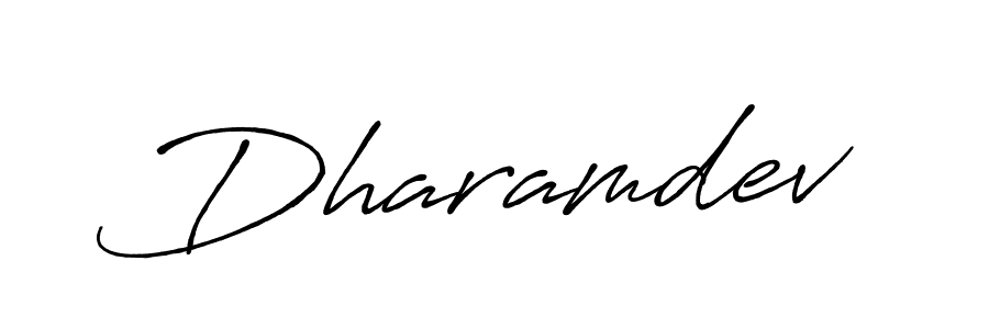 Create a beautiful signature design for name Dharamdev. With this signature (Antro_Vectra_Bolder) fonts, you can make a handwritten signature for free. Dharamdev signature style 7 images and pictures png
