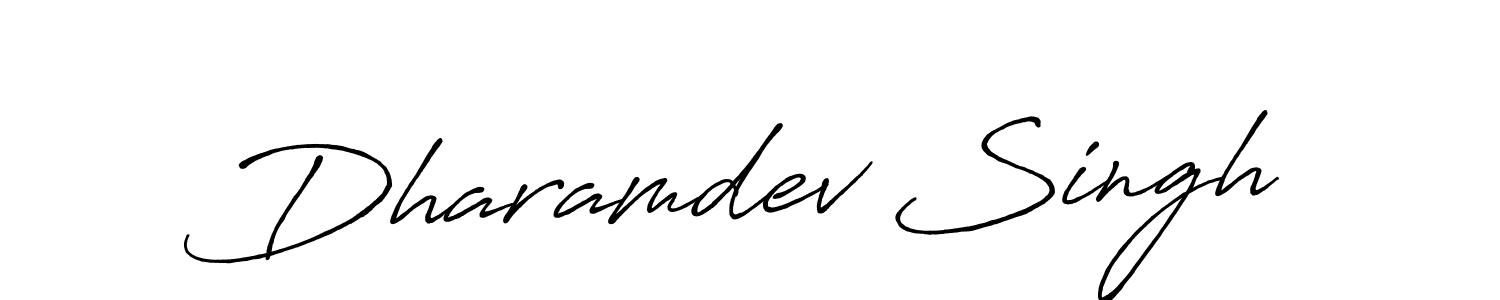 How to make Dharamdev Singh signature? Antro_Vectra_Bolder is a professional autograph style. Create handwritten signature for Dharamdev Singh name. Dharamdev Singh signature style 7 images and pictures png