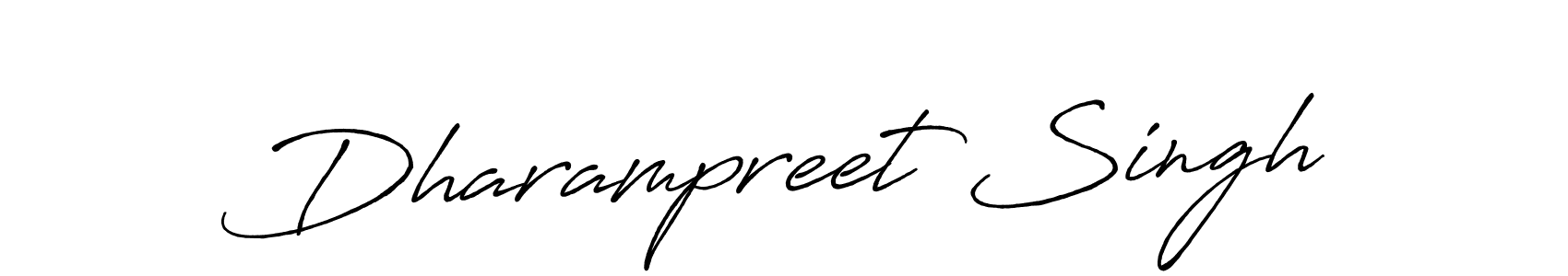 Use a signature maker to create a handwritten signature online. With this signature software, you can design (Antro_Vectra_Bolder) your own signature for name Dharampreet Singh. Dharampreet Singh signature style 7 images and pictures png