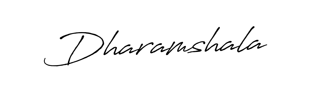 Dharamshala stylish signature style. Best Handwritten Sign (Antro_Vectra_Bolder) for my name. Handwritten Signature Collection Ideas for my name Dharamshala. Dharamshala signature style 7 images and pictures png