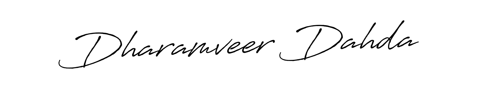 Use a signature maker to create a handwritten signature online. With this signature software, you can design (Antro_Vectra_Bolder) your own signature for name Dharamveer Dahda. Dharamveer Dahda signature style 7 images and pictures png