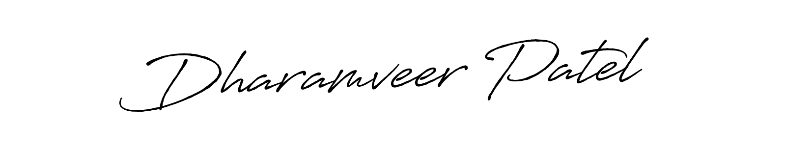 You should practise on your own different ways (Antro_Vectra_Bolder) to write your name (Dharamveer Patel) in signature. don't let someone else do it for you. Dharamveer Patel signature style 7 images and pictures png