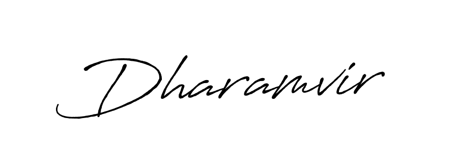 How to make Dharamvir name signature. Use Antro_Vectra_Bolder style for creating short signs online. This is the latest handwritten sign. Dharamvir signature style 7 images and pictures png