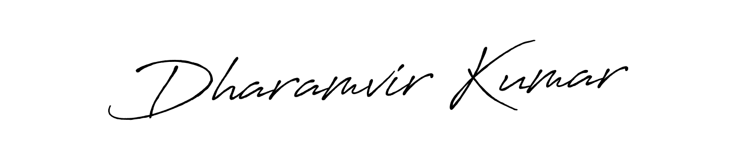 Dharamvir Kumar stylish signature style. Best Handwritten Sign (Antro_Vectra_Bolder) for my name. Handwritten Signature Collection Ideas for my name Dharamvir Kumar. Dharamvir Kumar signature style 7 images and pictures png