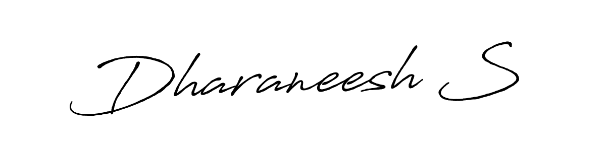 How to Draw Dharaneesh S signature style? Antro_Vectra_Bolder is a latest design signature styles for name Dharaneesh S. Dharaneesh S signature style 7 images and pictures png