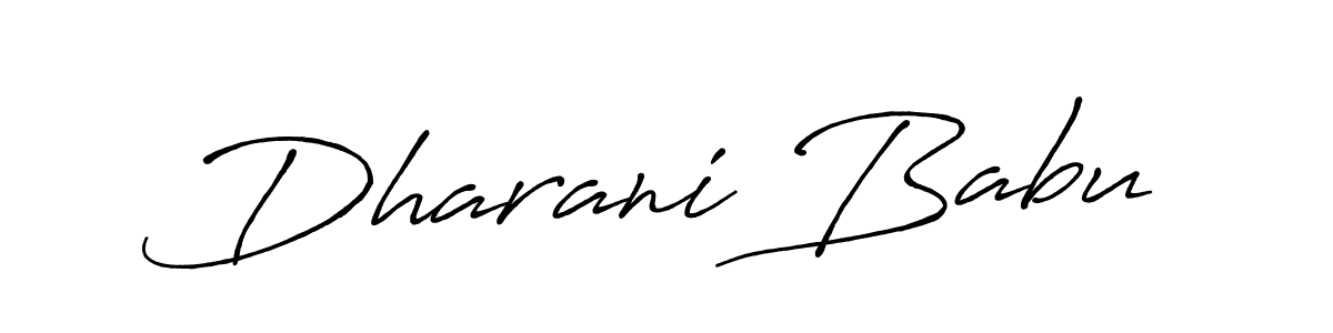 Make a beautiful signature design for name Dharani Babu. Use this online signature maker to create a handwritten signature for free. Dharani Babu signature style 7 images and pictures png