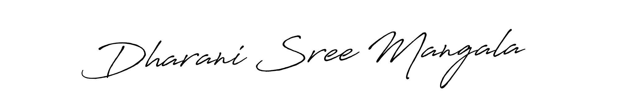 How to make Dharani Sree Mangala signature? Antro_Vectra_Bolder is a professional autograph style. Create handwritten signature for Dharani Sree Mangala name. Dharani Sree Mangala signature style 7 images and pictures png