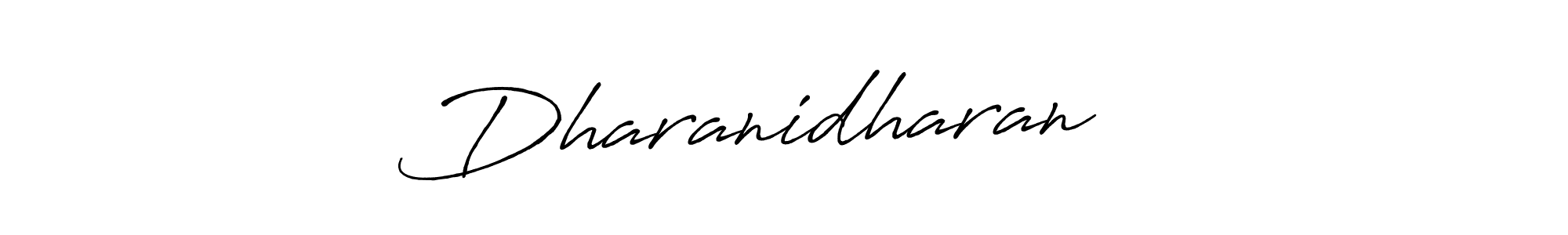 Use a signature maker to create a handwritten signature online. With this signature software, you can design (Antro_Vectra_Bolder) your own signature for name Dharanidharan ❤️. Dharanidharan ❤️ signature style 7 images and pictures png
