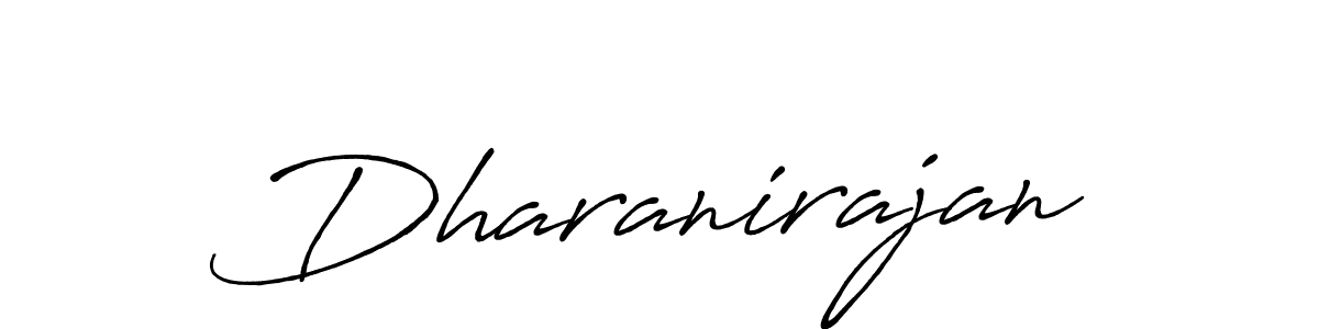 Use a signature maker to create a handwritten signature online. With this signature software, you can design (Antro_Vectra_Bolder) your own signature for name Dharanirajan. Dharanirajan signature style 7 images and pictures png