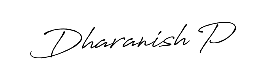 How to Draw Dharanish P signature style? Antro_Vectra_Bolder is a latest design signature styles for name Dharanish P. Dharanish P signature style 7 images and pictures png