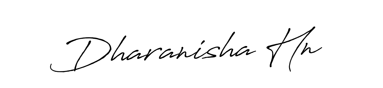 How to make Dharanisha Hn signature? Antro_Vectra_Bolder is a professional autograph style. Create handwritten signature for Dharanisha Hn name. Dharanisha Hn signature style 7 images and pictures png