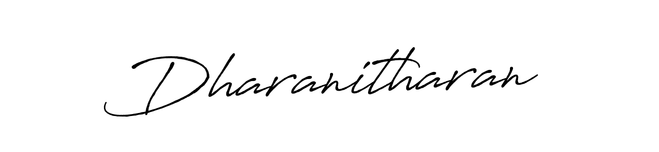 Dharanitharan stylish signature style. Best Handwritten Sign (Antro_Vectra_Bolder) for my name. Handwritten Signature Collection Ideas for my name Dharanitharan. Dharanitharan signature style 7 images and pictures png