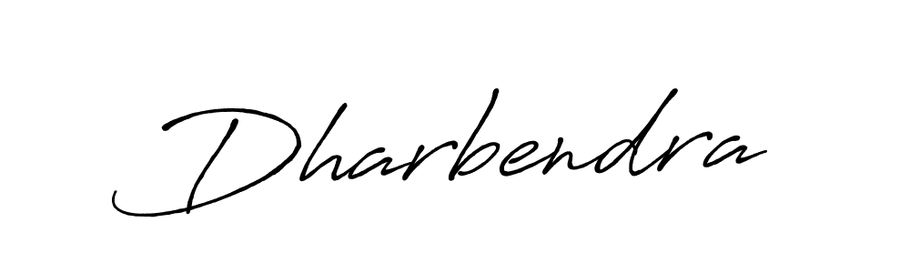 Make a beautiful signature design for name Dharbendra. With this signature (Antro_Vectra_Bolder) style, you can create a handwritten signature for free. Dharbendra signature style 7 images and pictures png