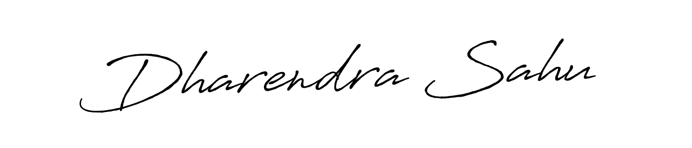 Create a beautiful signature design for name Dharendra Sahu. With this signature (Antro_Vectra_Bolder) fonts, you can make a handwritten signature for free. Dharendra Sahu signature style 7 images and pictures png