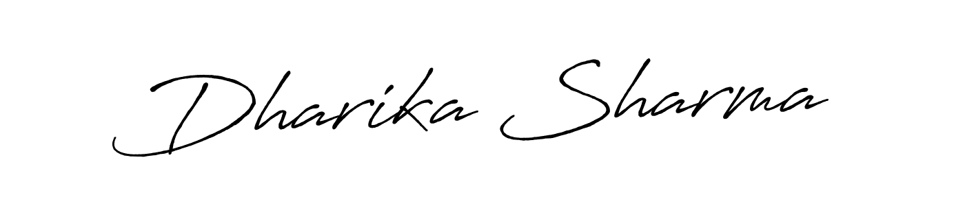 Design your own signature with our free online signature maker. With this signature software, you can create a handwritten (Antro_Vectra_Bolder) signature for name Dharika Sharma. Dharika Sharma signature style 7 images and pictures png