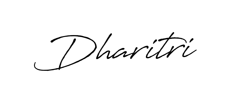 How to make Dharitri name signature. Use Antro_Vectra_Bolder style for creating short signs online. This is the latest handwritten sign. Dharitri signature style 7 images and pictures png