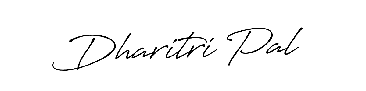 Create a beautiful signature design for name Dharitri Pal. With this signature (Antro_Vectra_Bolder) fonts, you can make a handwritten signature for free. Dharitri Pal signature style 7 images and pictures png