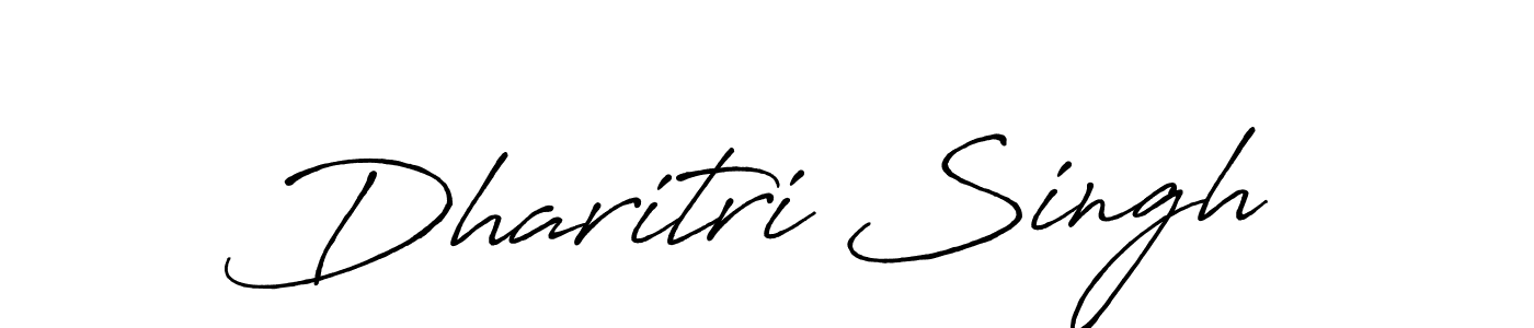 Use a signature maker to create a handwritten signature online. With this signature software, you can design (Antro_Vectra_Bolder) your own signature for name Dharitri Singh. Dharitri Singh signature style 7 images and pictures png