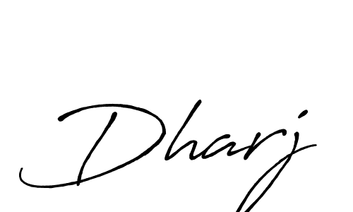 Create a beautiful signature design for name Dharj. With this signature (Antro_Vectra_Bolder) fonts, you can make a handwritten signature for free. Dharj signature style 7 images and pictures png