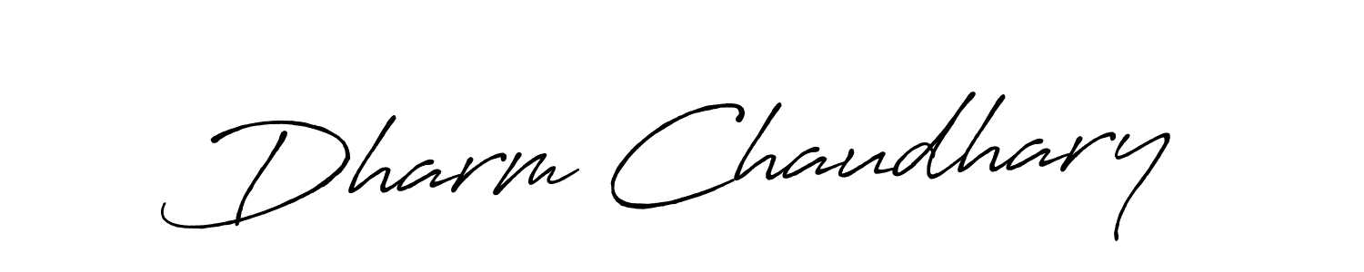 Once you've used our free online signature maker to create your best signature Antro_Vectra_Bolder style, it's time to enjoy all of the benefits that Dharm Chaudhary name signing documents. Dharm Chaudhary signature style 7 images and pictures png