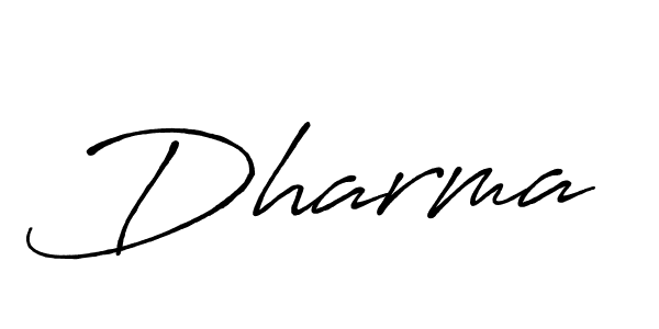 Use a signature maker to create a handwritten signature online. With this signature software, you can design (Antro_Vectra_Bolder) your own signature for name Dharma. Dharma signature style 7 images and pictures png