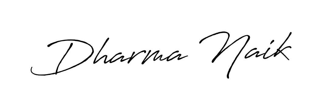 Design your own signature with our free online signature maker. With this signature software, you can create a handwritten (Antro_Vectra_Bolder) signature for name Dharma Naik. Dharma Naik signature style 7 images and pictures png