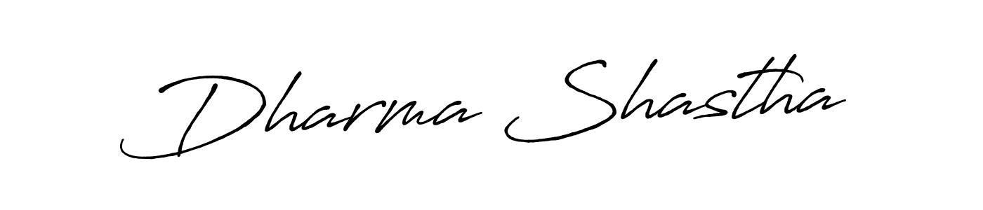 if you are searching for the best signature style for your name Dharma Shastha. so please give up your signature search. here we have designed multiple signature styles  using Antro_Vectra_Bolder. Dharma Shastha signature style 7 images and pictures png