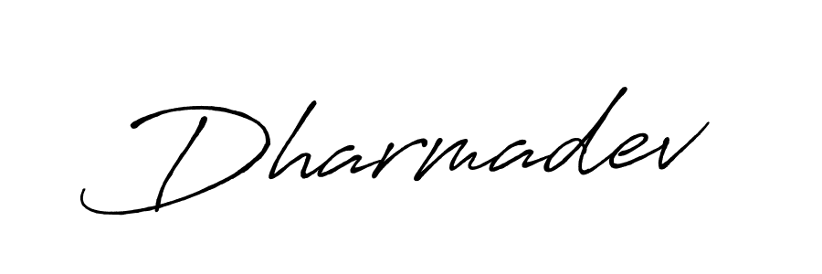 How to make Dharmadev signature? Antro_Vectra_Bolder is a professional autograph style. Create handwritten signature for Dharmadev name. Dharmadev signature style 7 images and pictures png