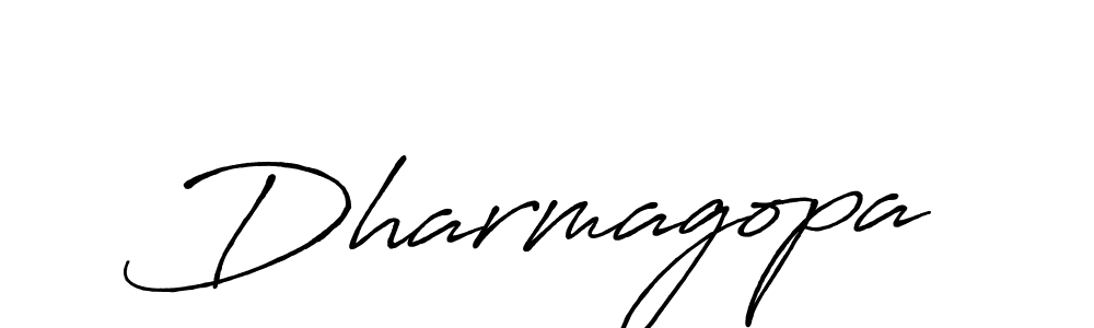 Use a signature maker to create a handwritten signature online. With this signature software, you can design (Antro_Vectra_Bolder) your own signature for name Dharmagopa. Dharmagopa signature style 7 images and pictures png