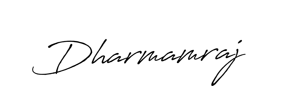 Dharmamraj stylish signature style. Best Handwritten Sign (Antro_Vectra_Bolder) for my name. Handwritten Signature Collection Ideas for my name Dharmamraj. Dharmamraj signature style 7 images and pictures png