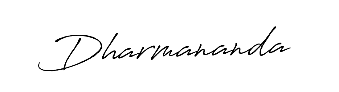 Design your own signature with our free online signature maker. With this signature software, you can create a handwritten (Antro_Vectra_Bolder) signature for name Dharmananda. Dharmananda signature style 7 images and pictures png