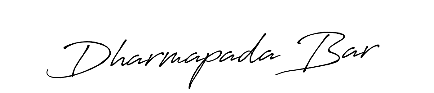 Also You can easily find your signature by using the search form. We will create Dharmapada Bar name handwritten signature images for you free of cost using Antro_Vectra_Bolder sign style. Dharmapada Bar signature style 7 images and pictures png