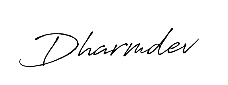 The best way (Antro_Vectra_Bolder) to make a short signature is to pick only two or three words in your name. The name Dharmdev include a total of six letters. For converting this name. Dharmdev signature style 7 images and pictures png