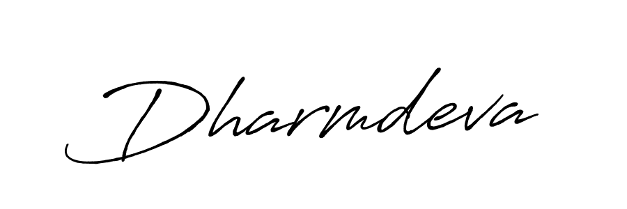 Make a beautiful signature design for name Dharmdeva. With this signature (Antro_Vectra_Bolder) style, you can create a handwritten signature for free. Dharmdeva signature style 7 images and pictures png