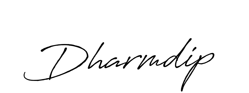 Dharmdip stylish signature style. Best Handwritten Sign (Antro_Vectra_Bolder) for my name. Handwritten Signature Collection Ideas for my name Dharmdip. Dharmdip signature style 7 images and pictures png