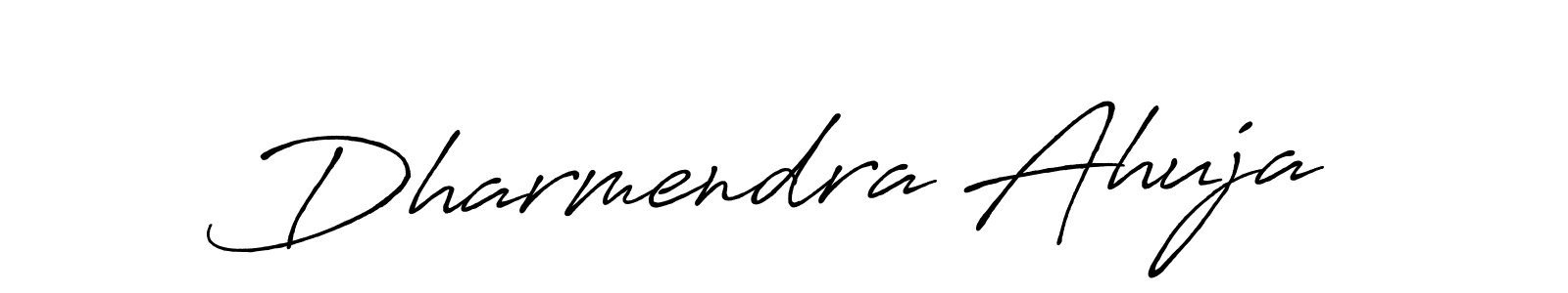 You should practise on your own different ways (Antro_Vectra_Bolder) to write your name (Dharmendra Ahuja) in signature. don't let someone else do it for you. Dharmendra Ahuja signature style 7 images and pictures png