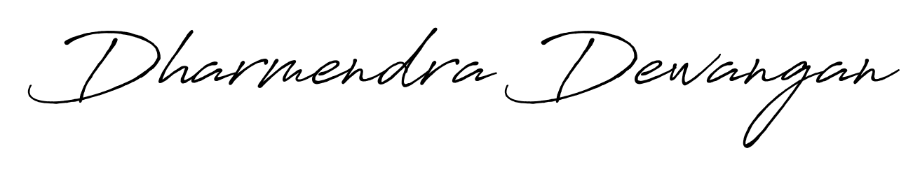 Also You can easily find your signature by using the search form. We will create Dharmendra Dewangan name handwritten signature images for you free of cost using Antro_Vectra_Bolder sign style. Dharmendra Dewangan signature style 7 images and pictures png