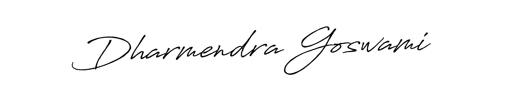 Design your own signature with our free online signature maker. With this signature software, you can create a handwritten (Antro_Vectra_Bolder) signature for name Dharmendra Goswami. Dharmendra Goswami signature style 7 images and pictures png