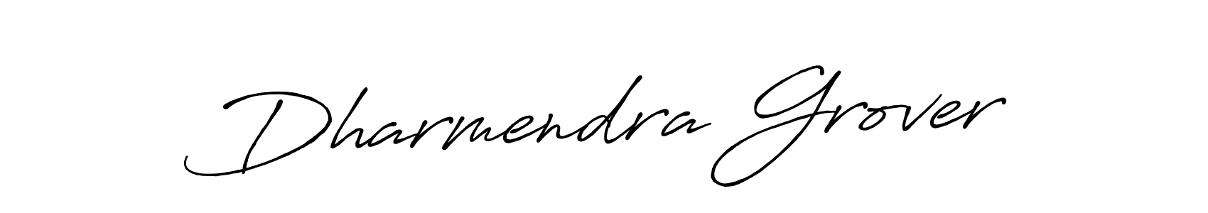 Dharmendra Grover stylish signature style. Best Handwritten Sign (Antro_Vectra_Bolder) for my name. Handwritten Signature Collection Ideas for my name Dharmendra Grover. Dharmendra Grover signature style 7 images and pictures png