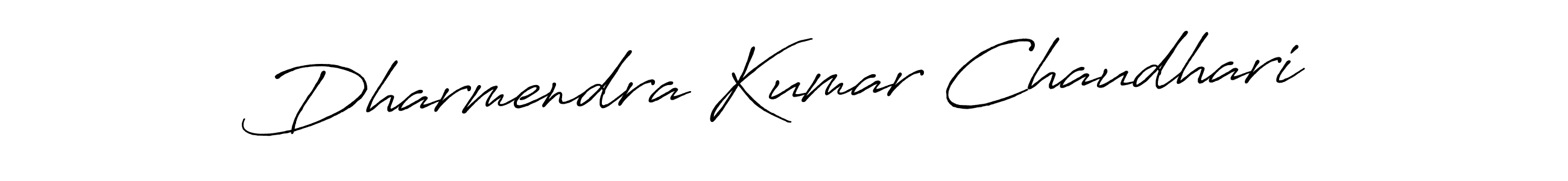 Also we have Dharmendra Kumar Chaudhari name is the best signature style. Create professional handwritten signature collection using Antro_Vectra_Bolder autograph style. Dharmendra Kumar Chaudhari signature style 7 images and pictures png