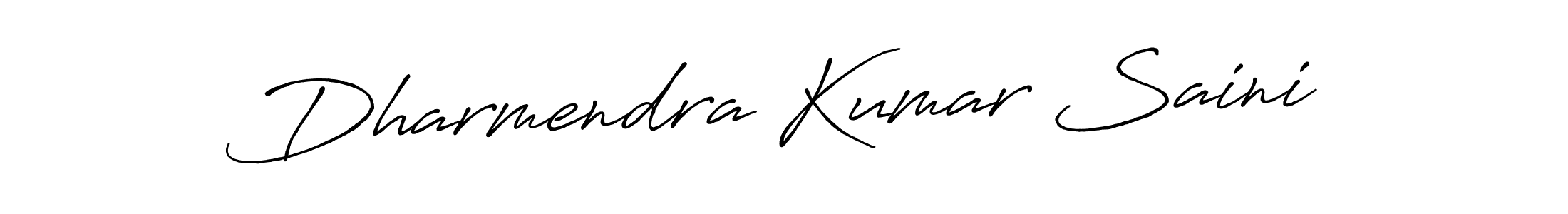 How to make Dharmendra Kumar Saini name signature. Use Antro_Vectra_Bolder style for creating short signs online. This is the latest handwritten sign. Dharmendra Kumar Saini signature style 7 images and pictures png