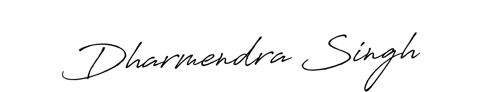 Make a beautiful signature design for name Dharmendra Singh. With this signature (Antro_Vectra_Bolder) style, you can create a handwritten signature for free. Dharmendra Singh signature style 7 images and pictures png